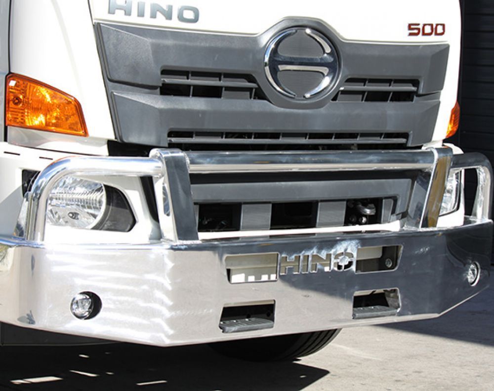 HINO 500FG/FL/FM8J/GH  Hino Low Profile Alloy Bullbar, FUPS Compatible (MY17 to )