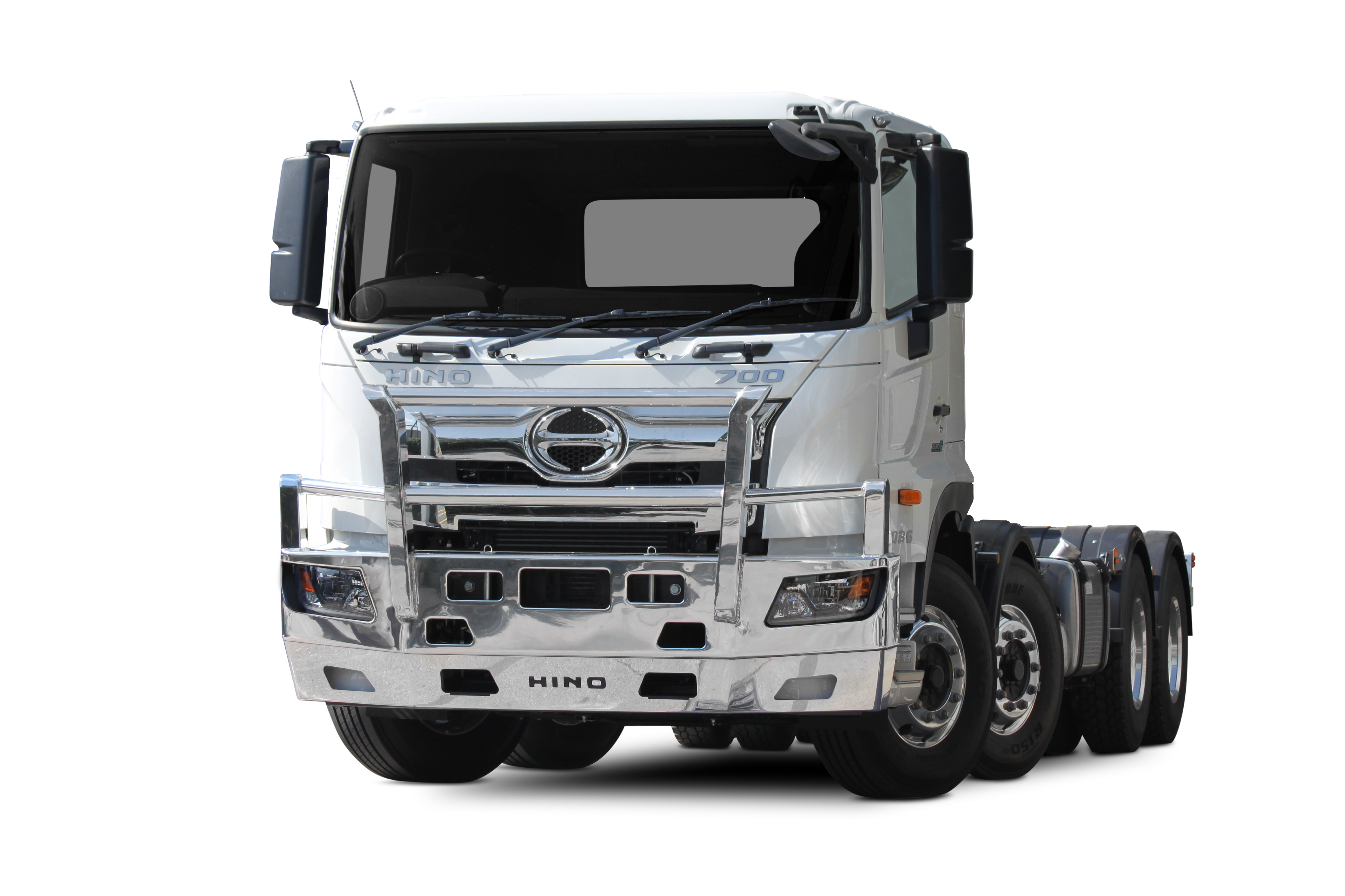 HINO 700 SERIES  Hino Full Protection Alloy Bullbar with Towpin, FUPS Compatible (MY21 to )