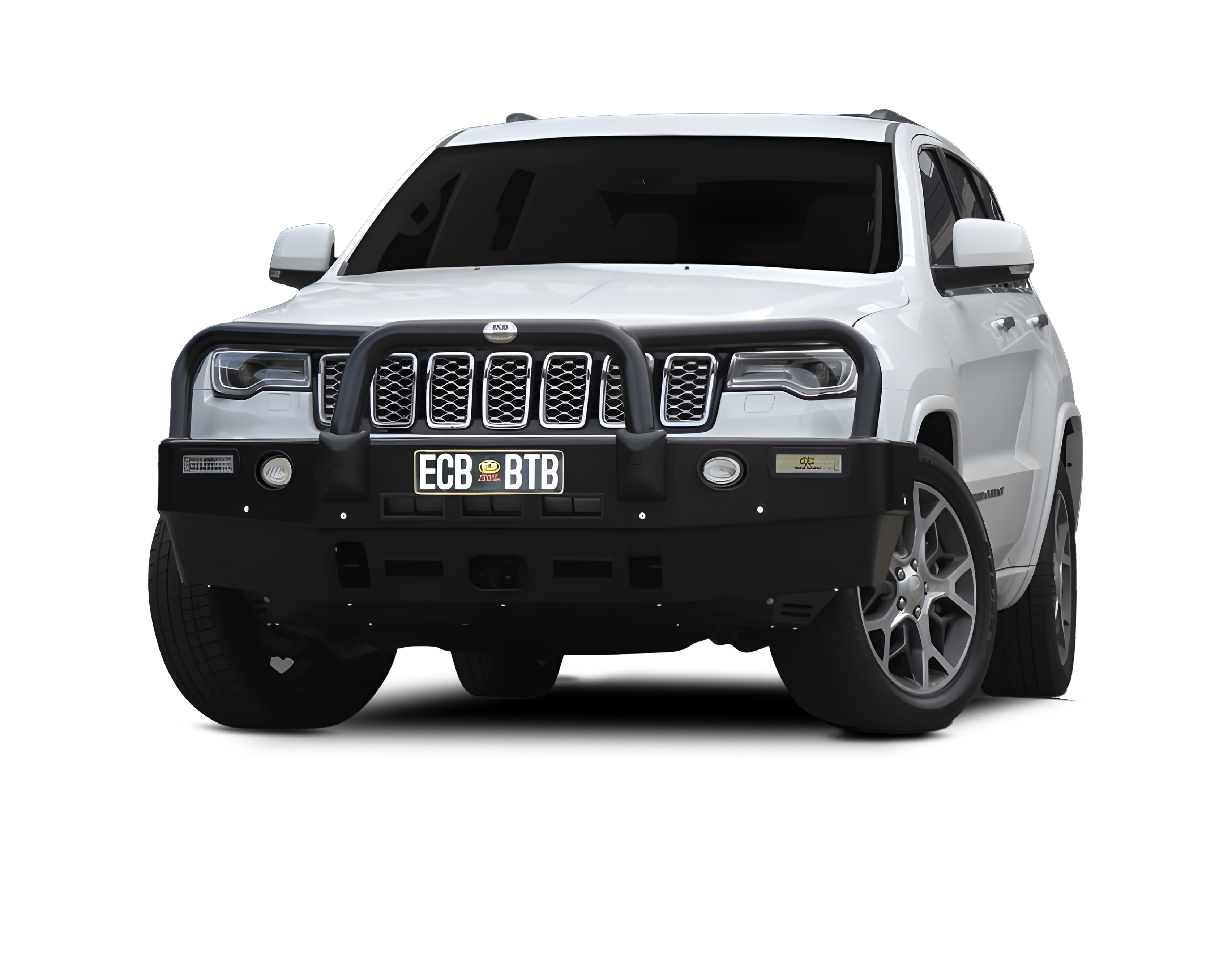 JEEP GRAND CHEROKEE LAREDO Bullbar with Bumper Lights (04/17 to 08/19)