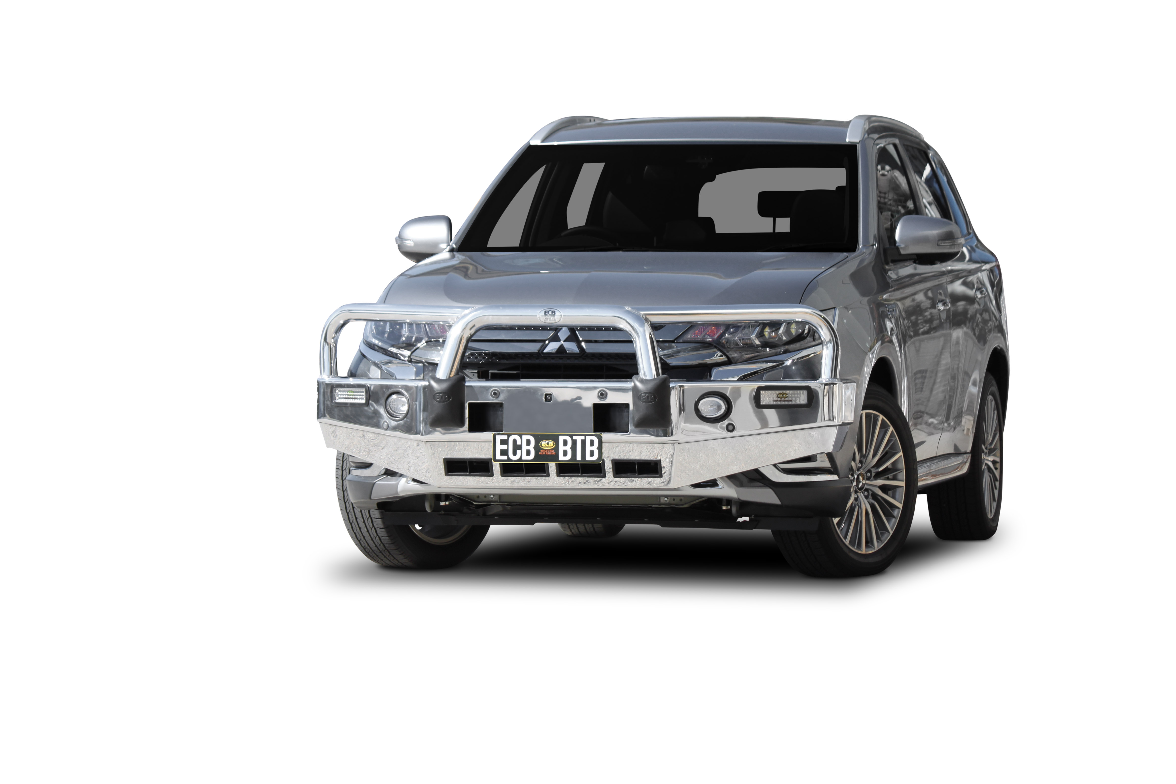 MITSUBISHI OUTLANDER PHEV Bullbar with Bumper Lights (04/18 to 07/21)