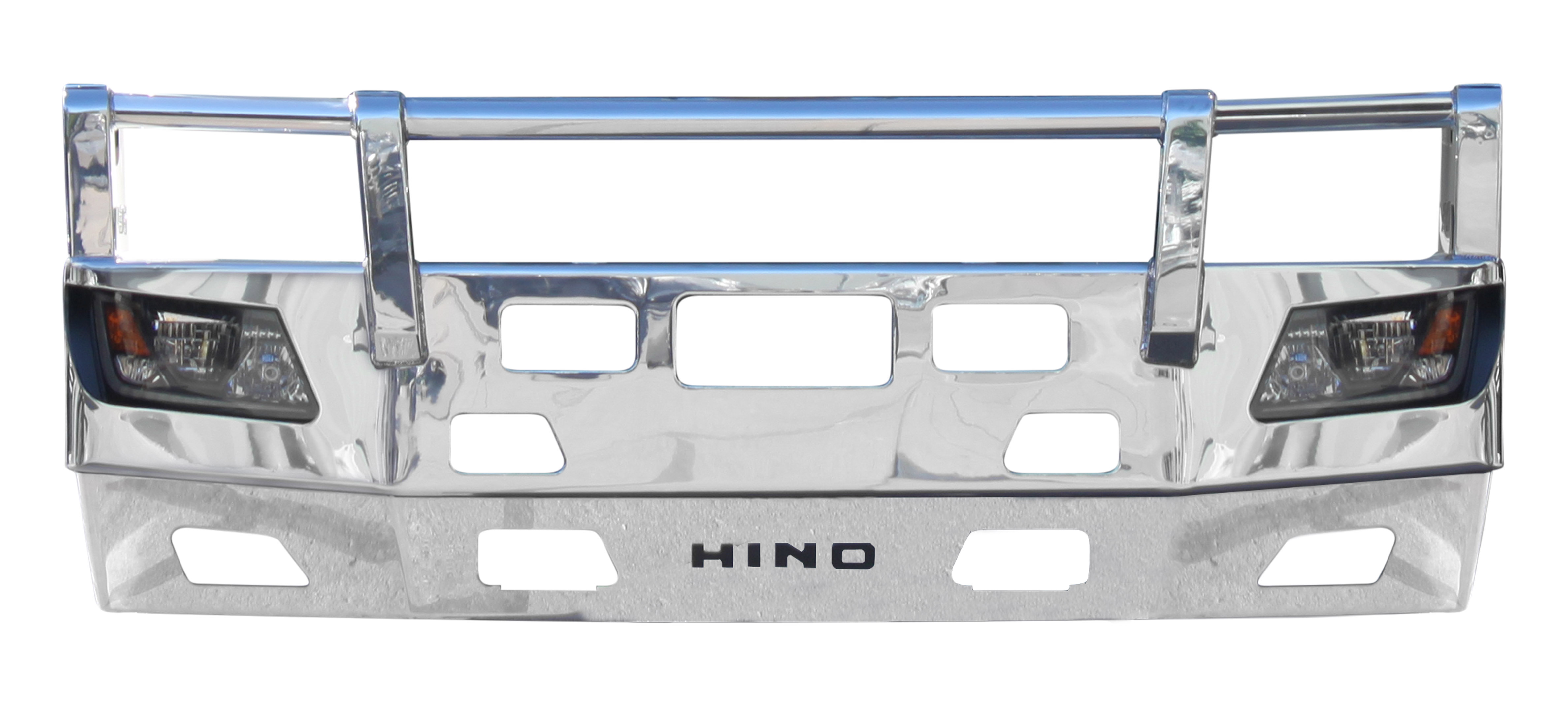 HINO 700 SERIES  Hino Mid Profile Alloy Bullbar with Towpin, FUPS Compatible (MY21 to )